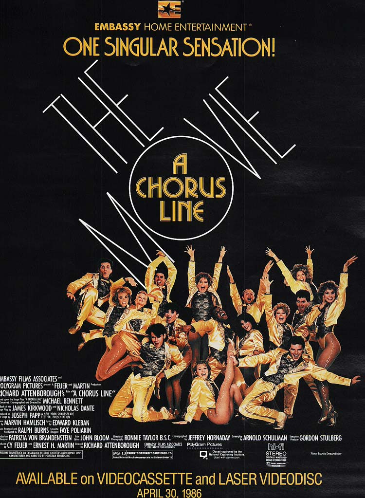 <em>A Chorus Line: The Movie</em> premieres.